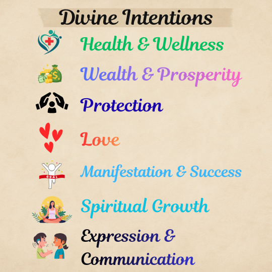 Divine Healing Intentions